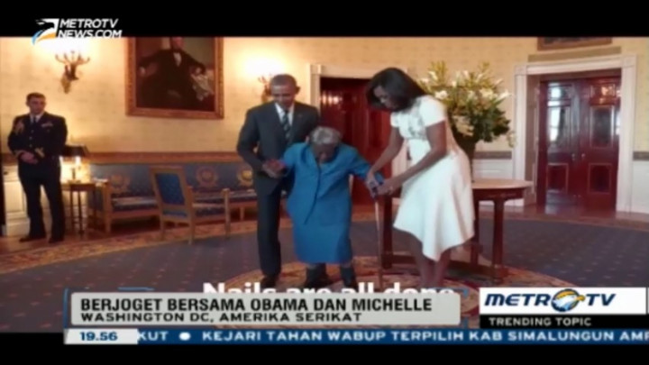  Nenek 106 Tahun Ini Berjoget Bersama Obama