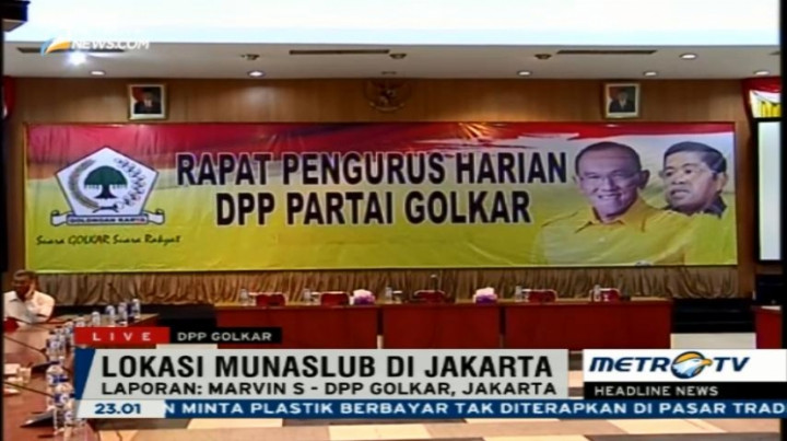 Munaslub Golkar akan Dilaksanakan di Jakarta
