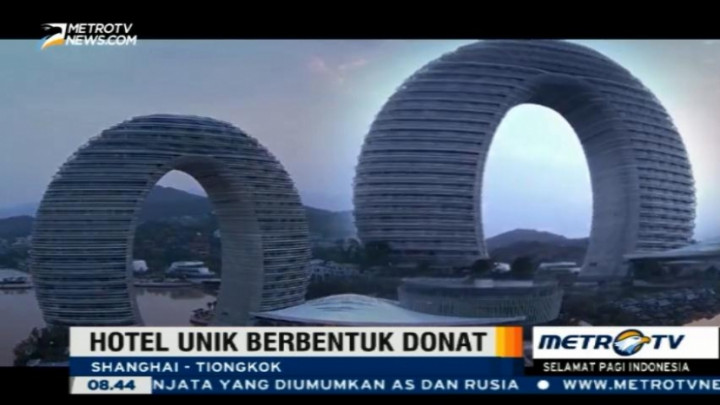 Pesona Hotel Unik Berbentuk Donat di Shanghai 