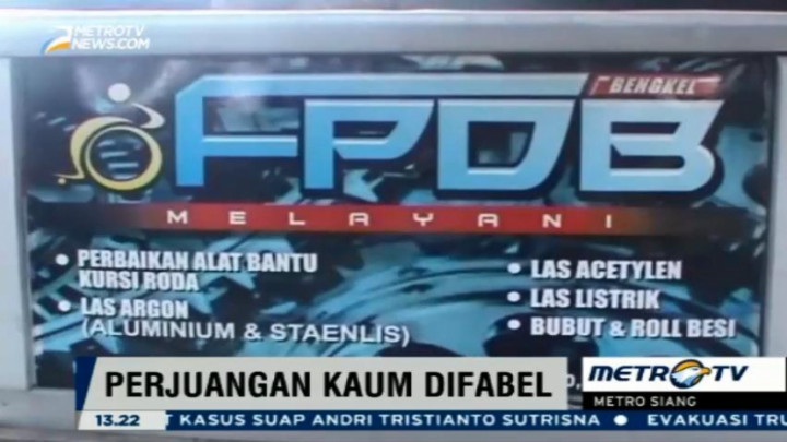 Penyandang Disabilitas di Bantul Bangun Usaha Bengkel Las