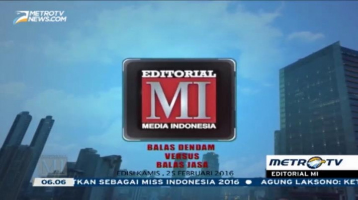 Balas Dendam versus Balas Jasa