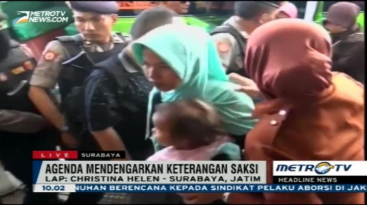  Tosan Hadir Sebagai Saksi di Sidang Kedua Kasus Salim Kancil 