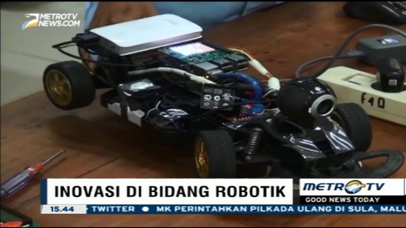Robot dan Pompa Air dari Sepeda Motor Karya Anak Bangsa