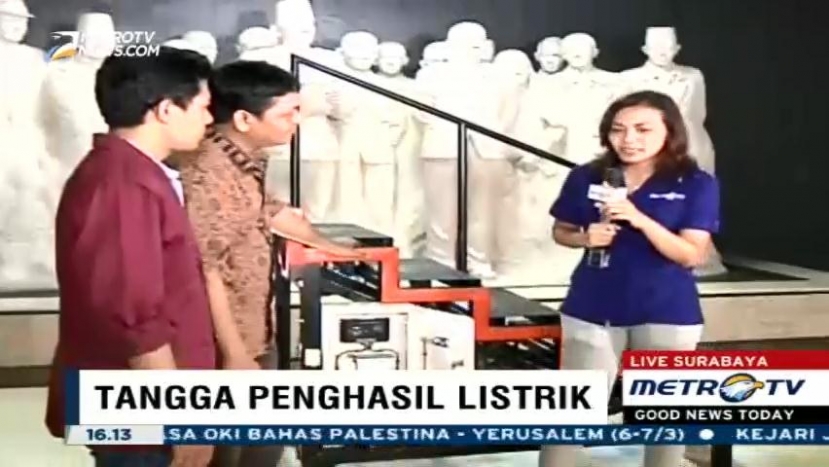 Tangga Penghasil Listrik Aman Digunakan 