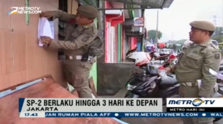 Pemerintah Layangkan SP 2 untuk Warga Kalijodo