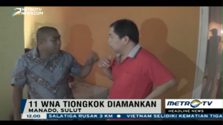 11 WNA Ilegal Diamankan Pihak Imigrasi Manado