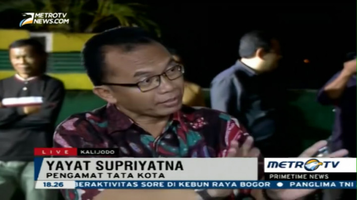 Pengamat: Konsep RTH di Kalijodo Belum Disiapkan dengan Matang