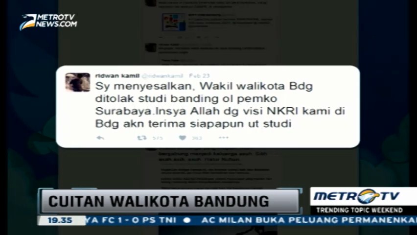 Ungkapan Kekecewaan Ridwan Kamil ke Pemkot Surabaya