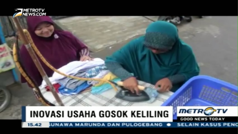 Kisah Sukses Usaha Gosok Keliling