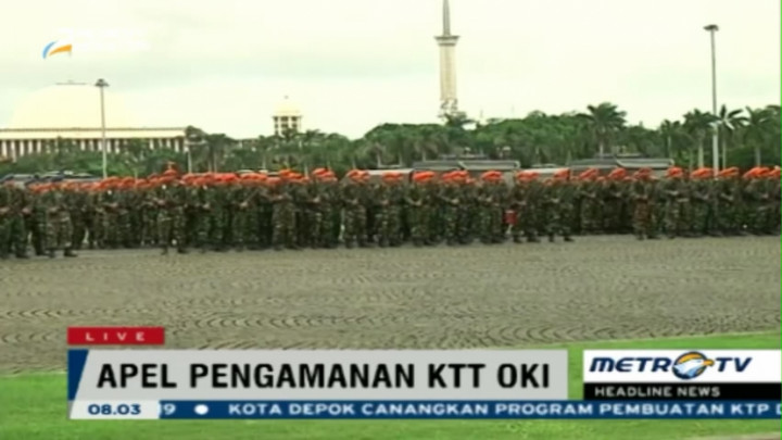 TNI dan Polri Gelar Apel Pengamanan KTT OKI