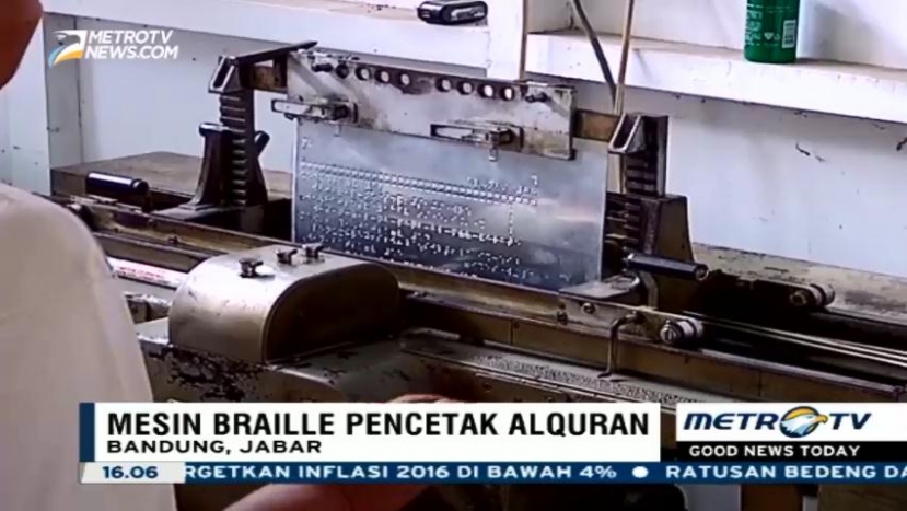 Cara Kerja Mesin Braille Pencetak Al-Quran
