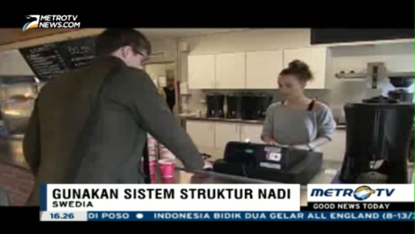 Canggih, di Swedia Bisa Lakukan Pembayaran Pakai Telapak Tangan