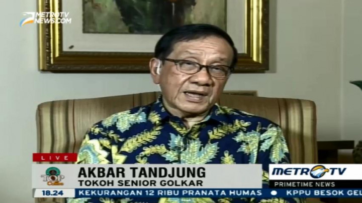 Akbar Tandjung: Setelah Putusan MA Munaslub Bisa Tetap Jalan