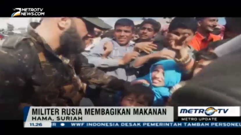  Militer Rusia Kirim Bantuan Makanan di Tengah Gencatan Senjata 
