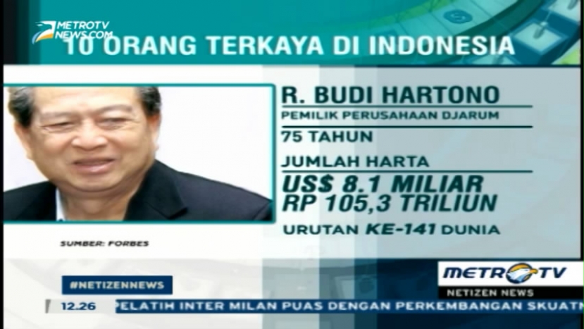 10 Orang Terkaya di Indonesia Versi Forbes