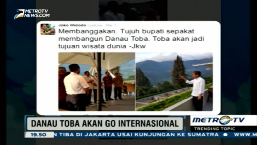 Danau Toba akan Go Internasional