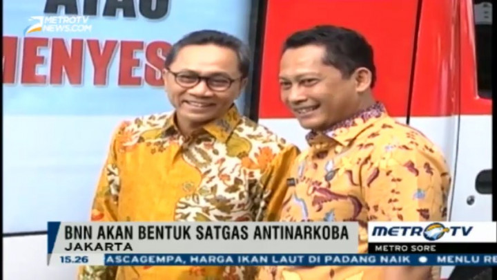 Pimpinan MPR Temui Kepala BNN Bahas Darurat Narkoba