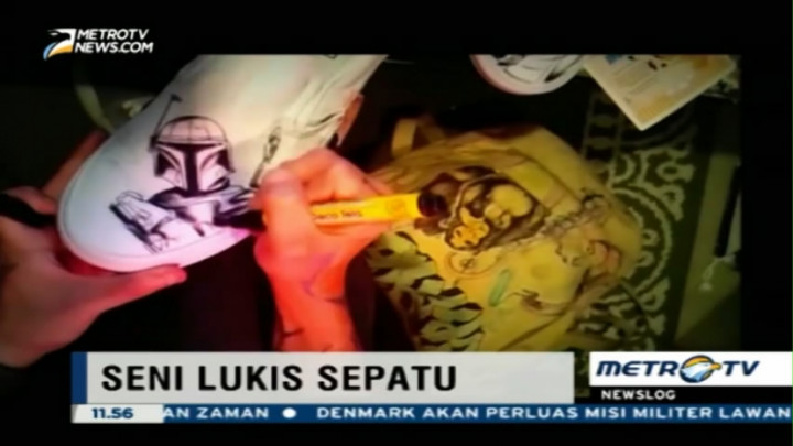 Ekspresikan Ide dengan Seni Lukis Sepatu 