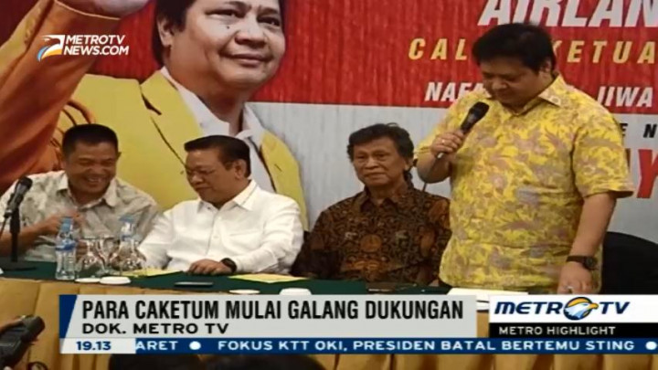 Jelang Munaslub, Para Caketum Golkar Mulai Galang Dukungan