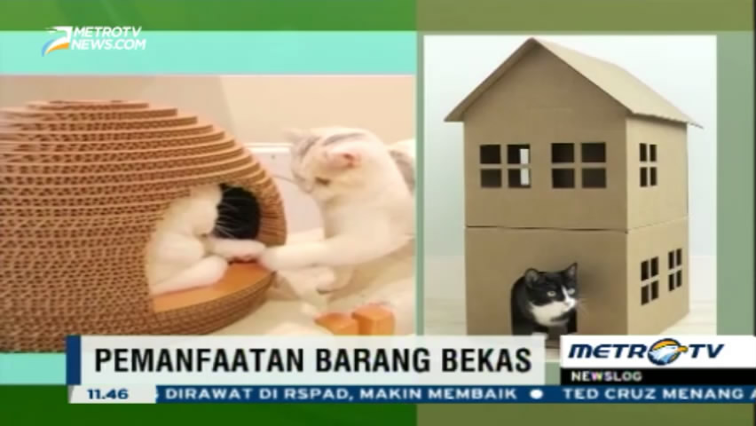 Kreasi Hiasan Unik dari Barang Bekas