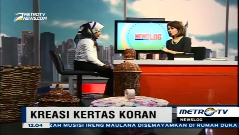 Cara Membuat Kerajinan Tangan dari Koran Bekas