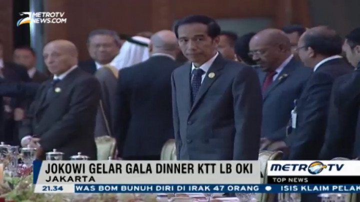 Jokowi Gelar <i>Gala Dinner</i> Bersama 57 Kepala Negara
