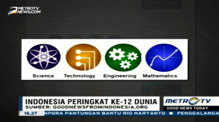 Indonesia Peringkat ke-12 Jumlah Sarjana STEM Terbanyak di Dunia