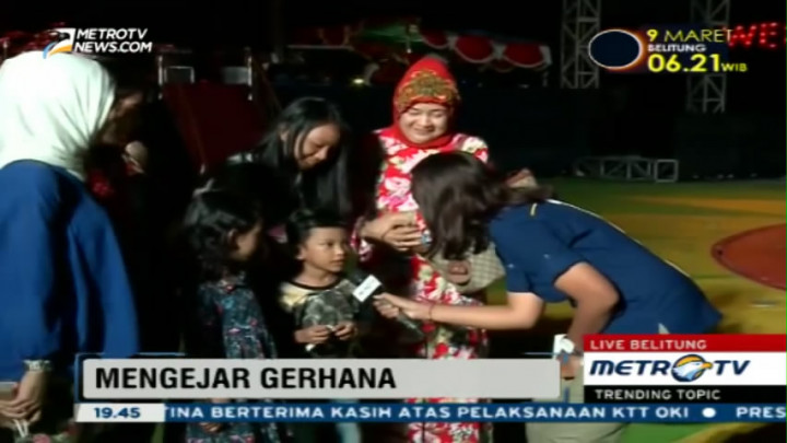 Ribuan Wisatawan Lokal dan Mancanegara Berburu GMT di Belitung