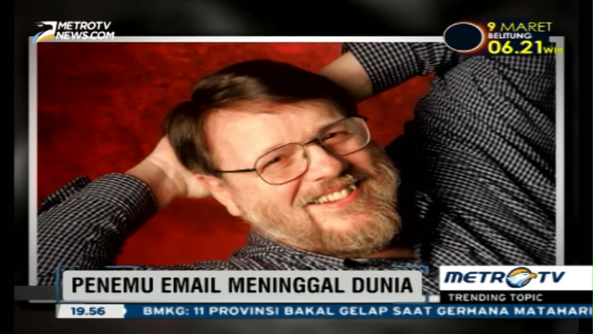 Ray Tomlinson, Penemu Email Tutup Usia