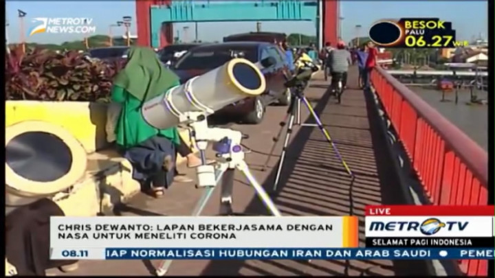 Lapan akan Teliti Korona saat Gerhana Matahari Total