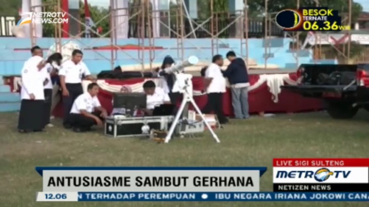 Jelang GMT, BMKG Sigi Lakukan Gladi Bersih Peneropongan Matahari via Streaming