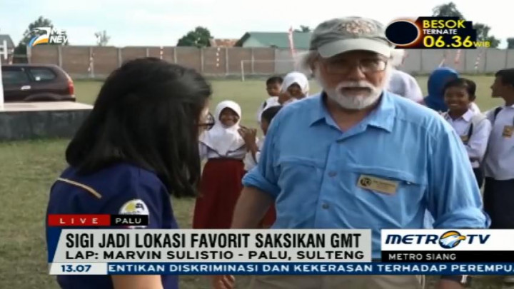 Sigi Jadi Lokasi Pengamatan GMT Terlama di Sulteng