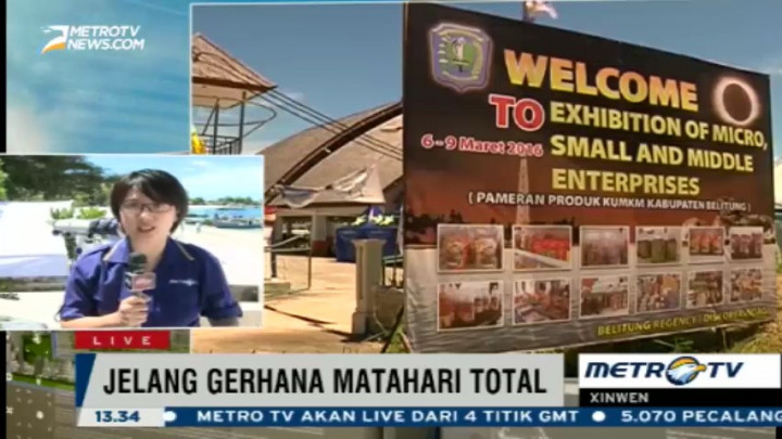 Bangka Belitung Siapkan 2 Lokasi Pantau Gerhana Matahari Total