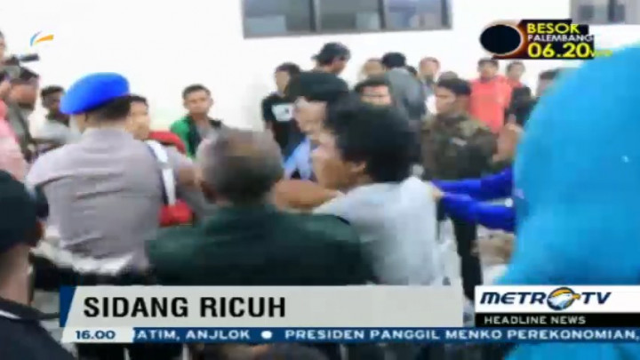 Sidang Pembunuhan di Bima Berakhir Ricuh