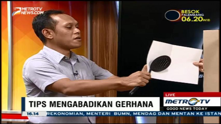 Cara Menikmati Gerhana Matahari Total dengan Selembar Kertas