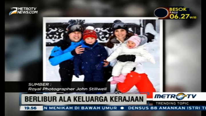 Liburan ala Keluarga Pangeran William