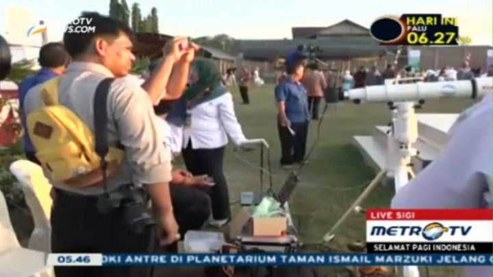 JK akan Saksikan Gerhana Matahari Total di Sigi