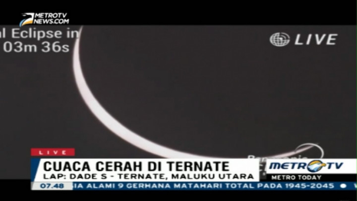Detik-detik Gerhana Matahari Total (3) 