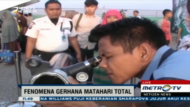 Warga Medan Berharap Gerhana Jadi Penunjang Ilmu Pengetahuan 