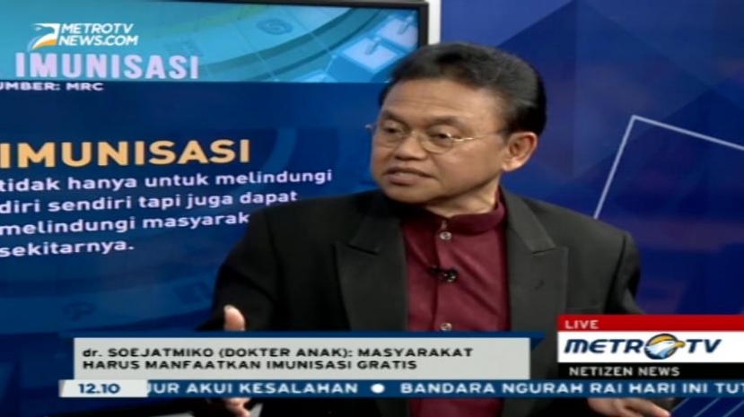 dr. Soejatmiko: Imunisasi Penting untuk Semua Anak di Indonesia