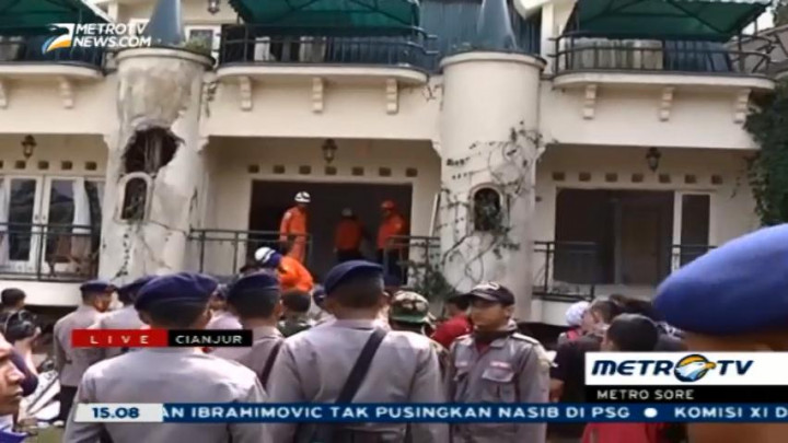 Tiga Korban Masih Tertimbun Reruntuhan Hotel di Cianjur
