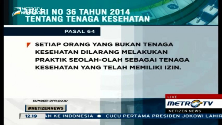 Waspada Klinik Ilegal