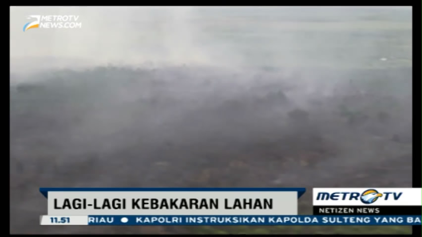 Titik Api di Riau Semakin Meluas