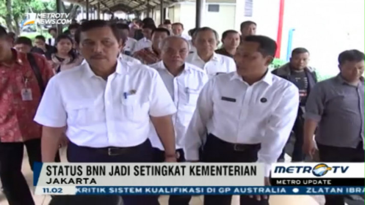 Pemerintah akan Jadikan BNN Lembaga Setingkat Kementerian