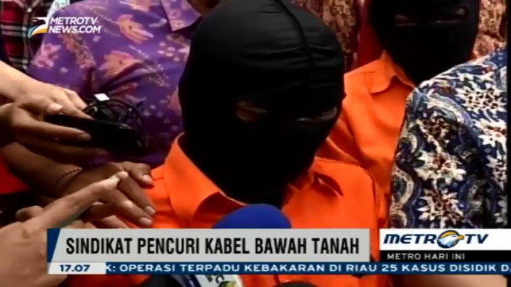 Pelaku Pencurian Kabel Beraksi Sejak 2013