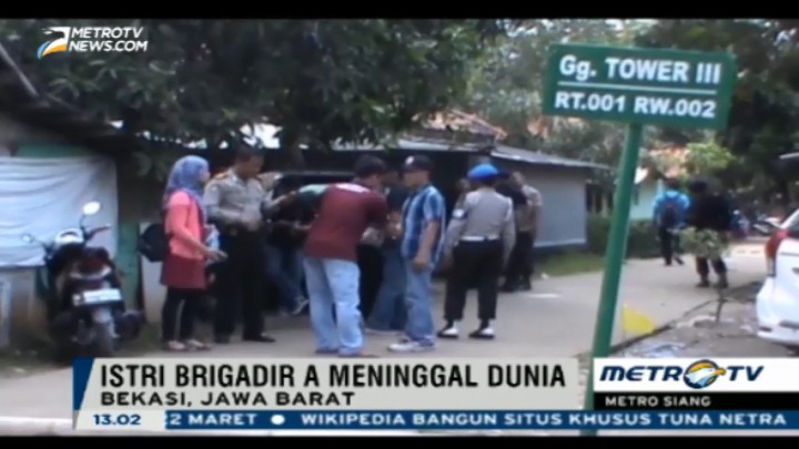Anggota Brimob di Bekasi Tembak Mati Istrinya
