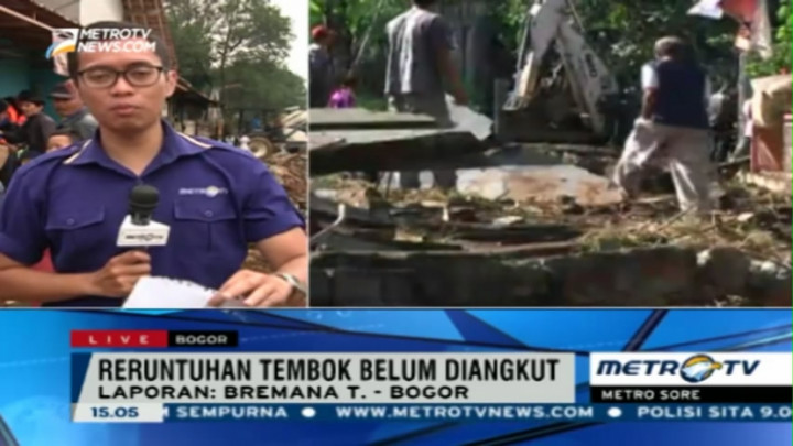 Pemilik Lahan Tembok Roboh di Bogor Belum Diketahui
