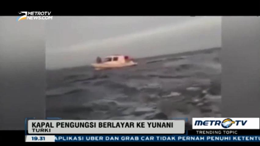 Penjaga Pantai Turki Serang Kapal Pengungsi