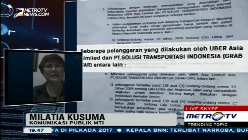 <i>Transportasi Online Bermasalah Pada Perizinan</i>