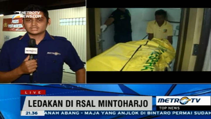 Jenazah Korban Ledakan RSAL Mintohardjo Diautopsi di RS Polri